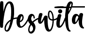 preview image of the Deswita font