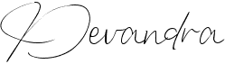 preview image of the Devandra font