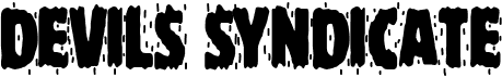 preview image of the Devils Syndicate font
