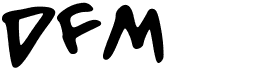 preview image of the DFM font