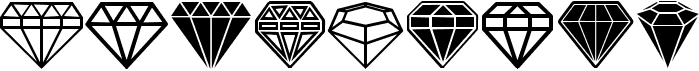 preview image of the Diamondo font