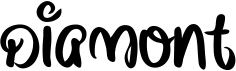 preview image of the Diamont font