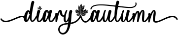 preview image of the Diary Autumn font