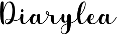 preview image of the Diarylea font