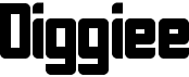 preview image of the Diggiee font