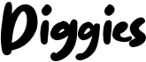 preview image of the Diggies font