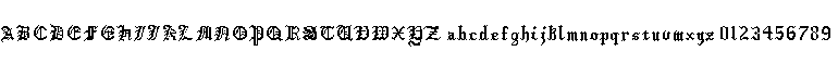 preview image of the DigiCastle font