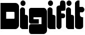 preview image of the Digifit font