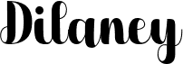 preview image of the Dilaney font