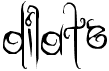 preview image of the Dilate font