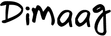 preview image of the Dimaag font