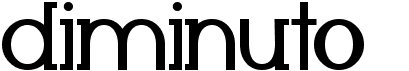 preview image of the Diminuto font