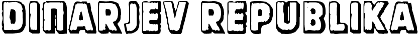 preview image of the Dinarjev Republika font