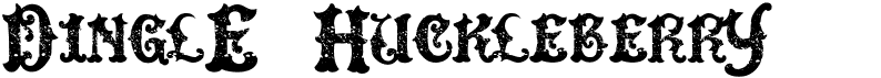 preview image of the Dingle Huckleberry font