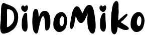 preview image of the Dinomiko font