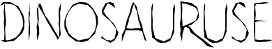preview image of the Dinosauruse font