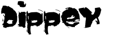 preview image of the Dippex font