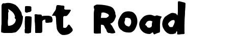 preview image of the Dirt Road font