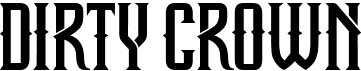 preview image of the Dirty Crown font