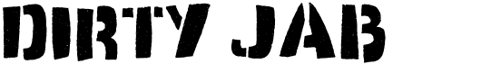 preview image of the Dirty Jab font