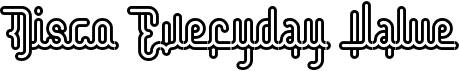 preview image of the Disco Everyday Value font