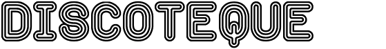 preview image of the Discoteque St font