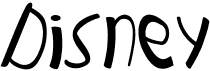 preview image of the Disney font
