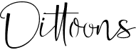 preview image of the Dittoons font
