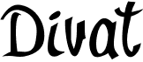 preview image of the Divat font