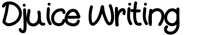preview image of the Djuice Writing font