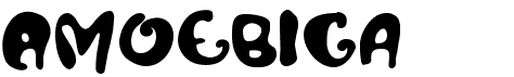 preview image of the DK Amoebica font