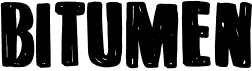 preview image of the DK Bitumen font