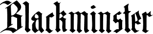 preview image of the DK Blackminster font