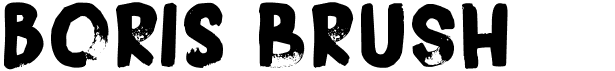 preview image of the DK Boris Brush font