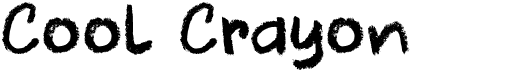preview image of the DK Cool Crayon font