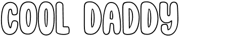 preview image of the DK Cool Daddy font