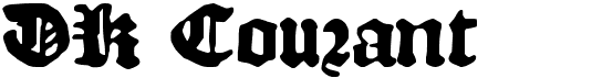 preview image of the DK Courant font