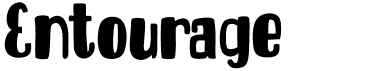 preview image of the DK Entourage font