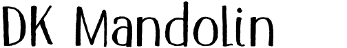 preview image of the DK Mandolin font