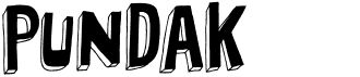 preview image of the DK Pundak font