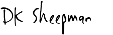 preview image of the DK Sheepman font