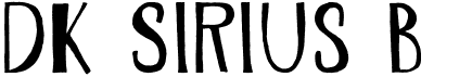 preview image of the DK Sirius B font
