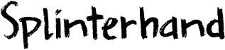 preview image of the DK Splinterhand font