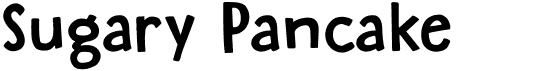 preview image of the DK Sugary Pancake font