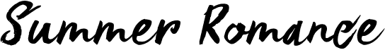 preview image of the DK Summer Romance font