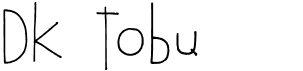 preview image of the DK Tobu font