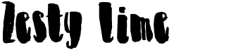 preview image of the DK Zesty Lime font