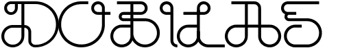 preview image of the Dobilas font