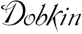 preview image of the Dobkin font