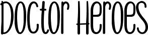 preview image of the Doctor Heroes font